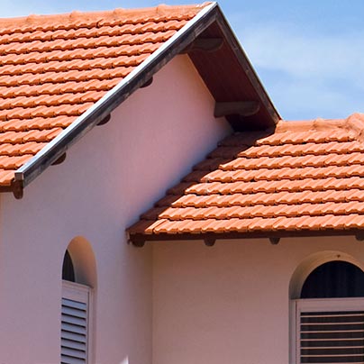 Flashing along house roof